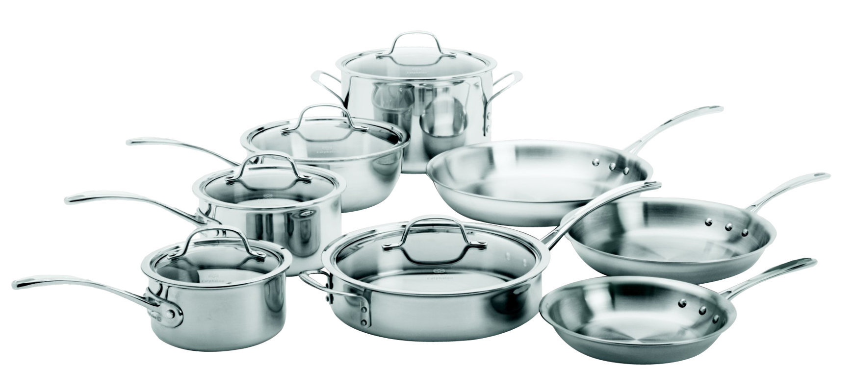 Calphalon TriPly Stainless Steel 13 Piece Cookware Set & Reviews Wayfair